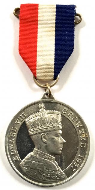 Edward VIII 1937 proposed Coronation Westminster Abbey medal