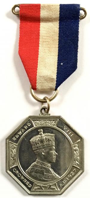 Edward VIII 1937 proposed Coronation Westminster Abbey medal