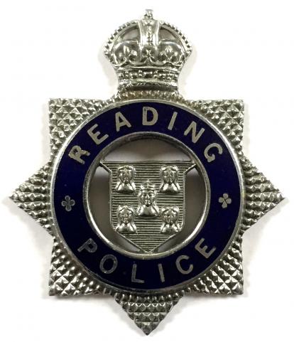Reading Police senior officer pre-1953 cap badge