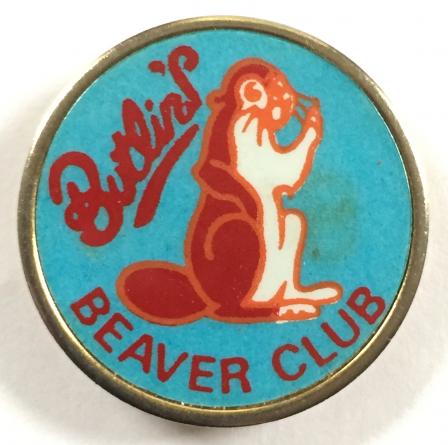 Butlins Holiday Camp Beavers Club childrens badge