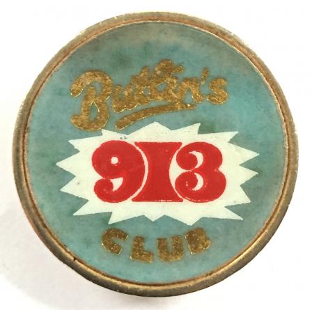 Butlins Holiday Camp 913 childrens entertainment club badge