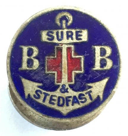Boys Brigade standard buttonhole badge c1927-1933