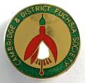 Cambridge & District Fuchsia Society vintage membership badge