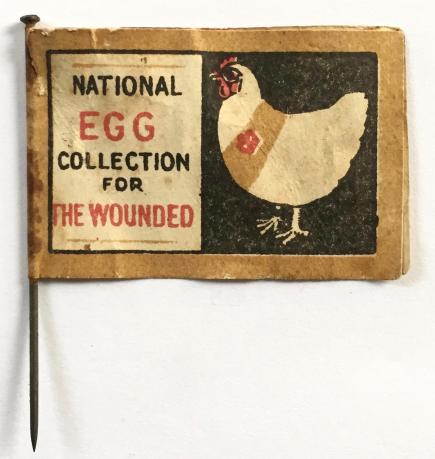 National Egg Collection for the wounded soldiers & sailors badge