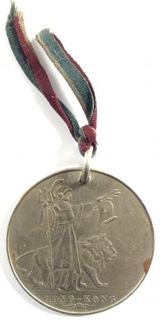 Great War 1919 Peace Celebrations medal Hong Kong