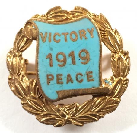 WW1 Victory 1919 Peace Celebrations badge