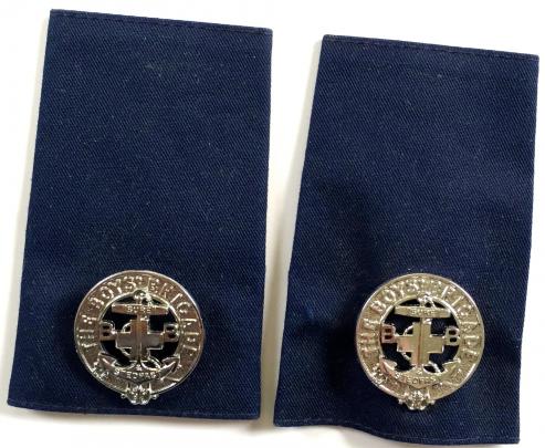 Boys Brigade officers matching pair of epaulettes & badges 1984-2006