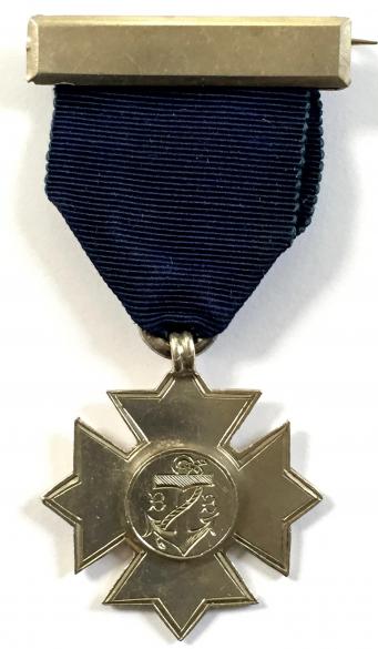 Boys Brigade 1903 hallmarked silver squad medal
