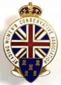 Reading Womens Conservative Association Union Flag political badge