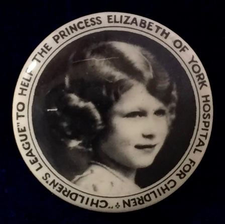 Princess Elizabeth of York Hospital For Children fundraising badge