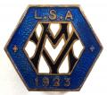 Metropolitan-Vickers LSA 1923 long service association badge