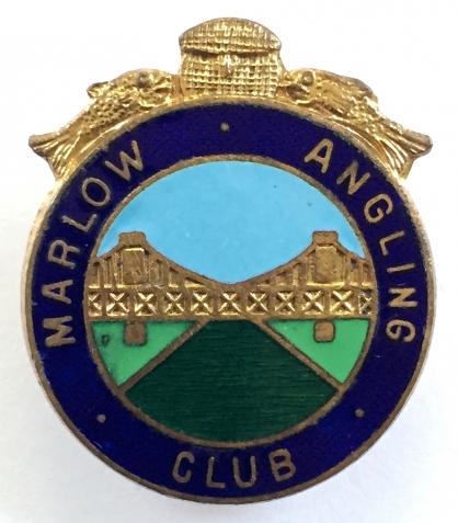 Marlow Angling Club fishing badge c1950s