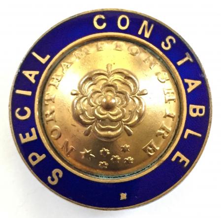 WW1 Northamptonshire Special Constable police constabulary reserve badge