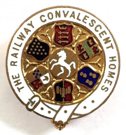 The Railway Convalescent Homes circa 1964 badge