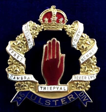 U.V.F Ulster Volunteer Force Nurses Badge. 