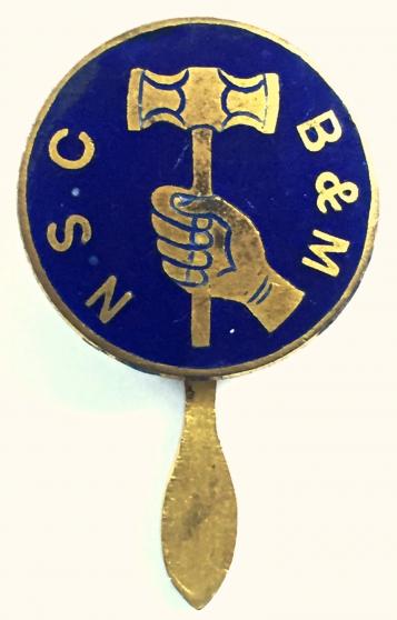 National Society of Coppersmiths Braziers and Metal Workers badge