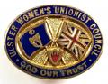 Ulster Womens Unionist against home rule badge circa 1911-1921