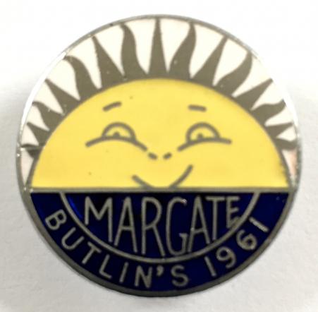 Butlins 1961 Margate Holiday Camp badge