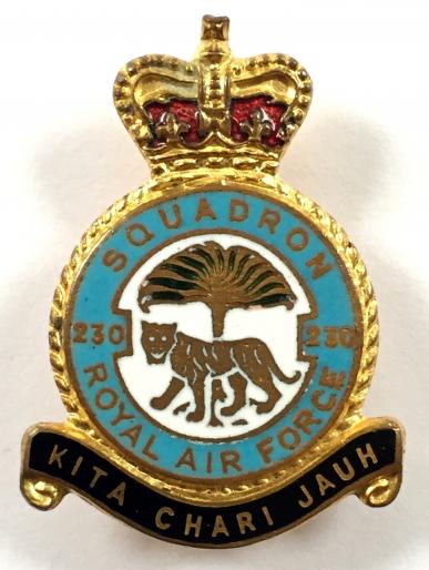 RAF No 230 Squadron Royal Air Force badge circa 1950