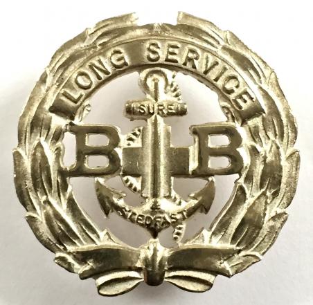 Boys Brigade long service silvered badge 1927-1968