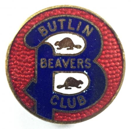 Butlins Beavers Club badge 