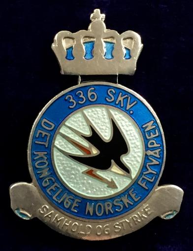 Royal Norwegian Air Force No 336 squadron badge 