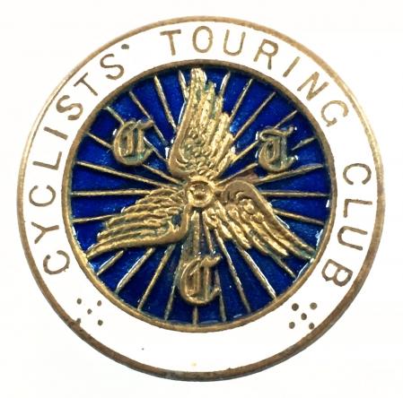 Cyclists Touring Club CTC cycle wheel membership badge
