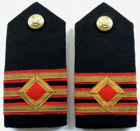 Merchant Navy Senior Surgeon rank shoulder board epaulettes