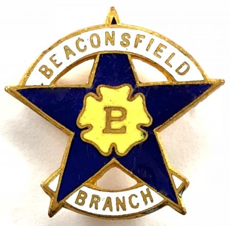 Primrose League Beaconsfield branch associates badge
