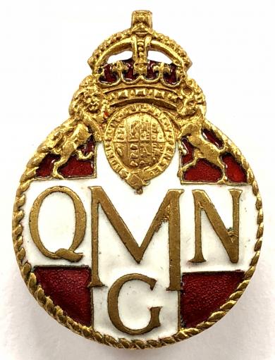 WW1 Queen Marys Needlework Guild QMNG official's badge