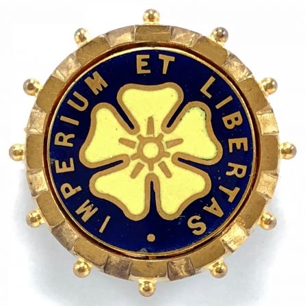 Victorian Primrose League Association reversible ladies official badge