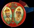 King George V and Queen Mary 1911 Coronation souvenir badge.