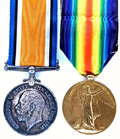 20th(County of London Blackheath & Woolwich) 1918 casualty medals