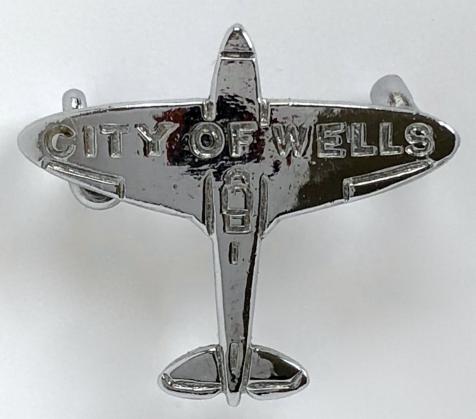 WW2 City of Wells Spitfire fundraisers badge