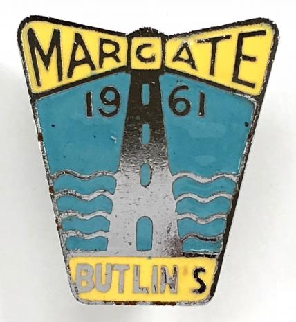 Butlins 1961 Margate Holiday Camp lighthouse badge