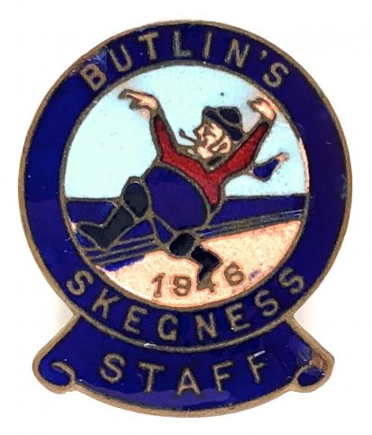 Butlins 1946 Skegness holiday camp Staff badge