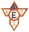 Entertainments National Service Association ENSA enamel badge