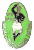 Butlins Ayr 1962 Scottish Dancing Festival badge