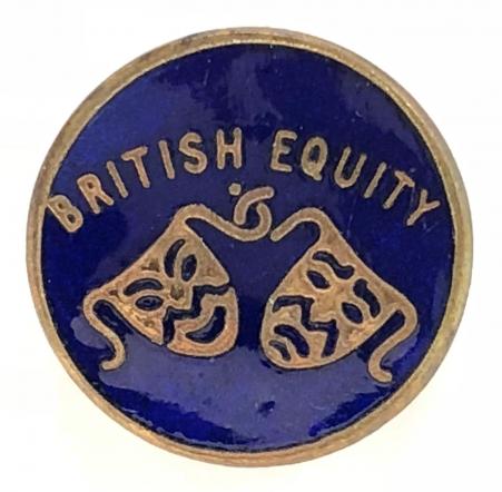 British Actors Equity Association union badge Film, Theatre, Radio 