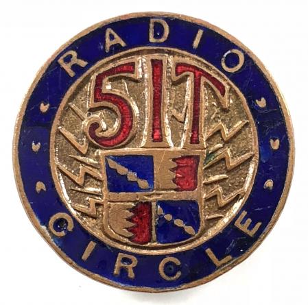 5IT Birmingham BBC Radio Circle relay station badge