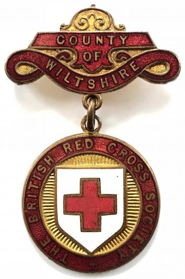 British Red Cross Society County of Wiltshire badge