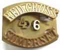 British Red Cross Society County of Somerset shoulder title badge.