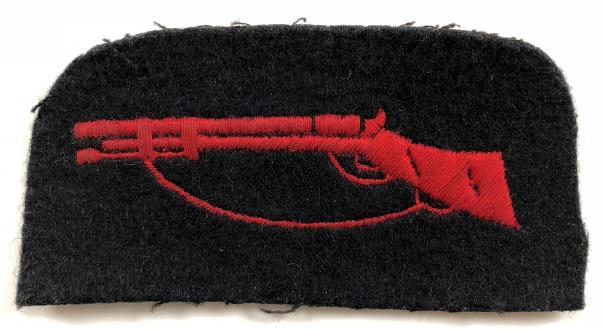 Royal Navy Marksman Rifle felt cloth trade badge.