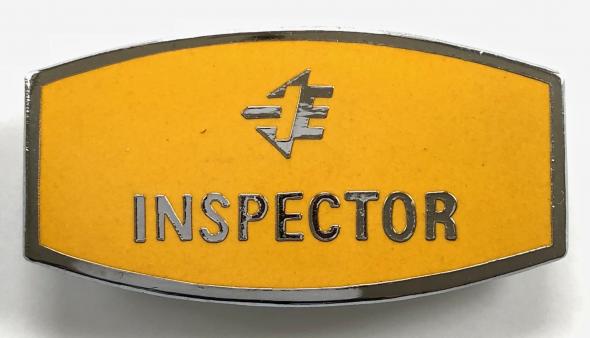 Iarnród Éireann Irish Rail circa 1994 inspector badge
