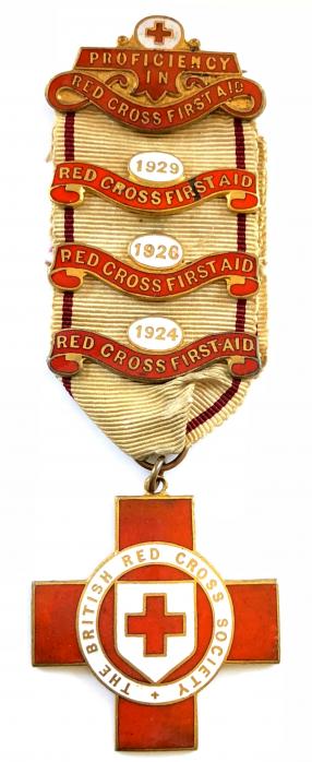 British Red Cross Society Proficiency in First Aid medal 
