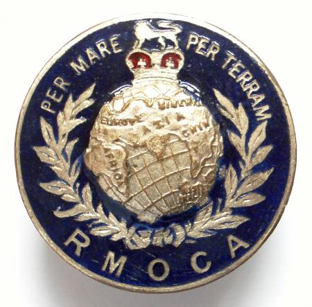 Royal Marines Old Comrades Association lapel badge.