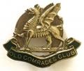 Monmouthshire Regiment Old Comrades Association lapel badge