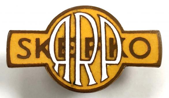 WW2 Skefko Ball Bearing Company ARP badge