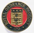 WW2 Royal Ordnance Factory 20 Blackpole munitions workers badge