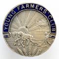 Young Farmers Club supporters lapel badge